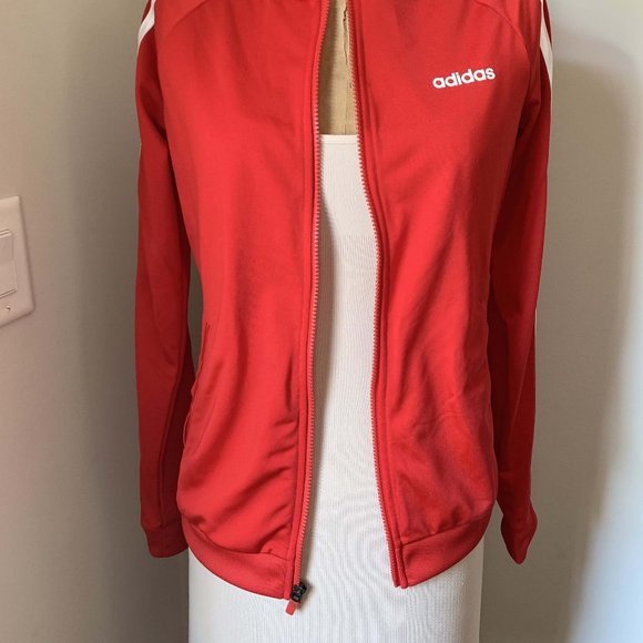NWOT Adidas Red Track Jacket S - Picture 9 of 9